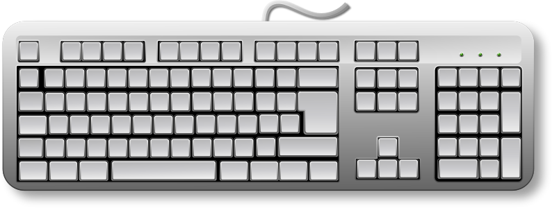 Blank Generic Keyboard
