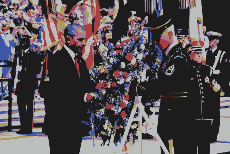President Barack Obama Wreath Laying Memorial Day