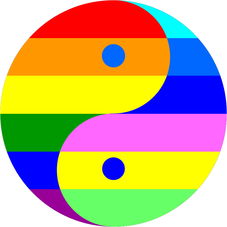 Rainbow Yin-Yang