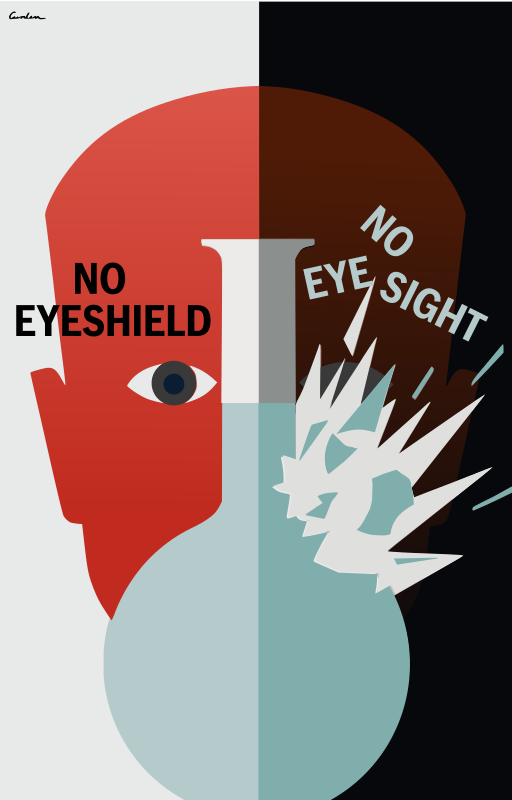 No Eyeshield - no eye sight
