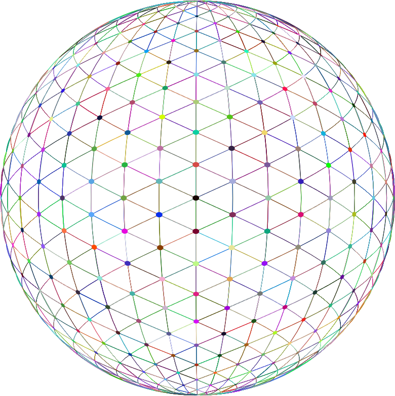Network Sphere Prismatic No BG