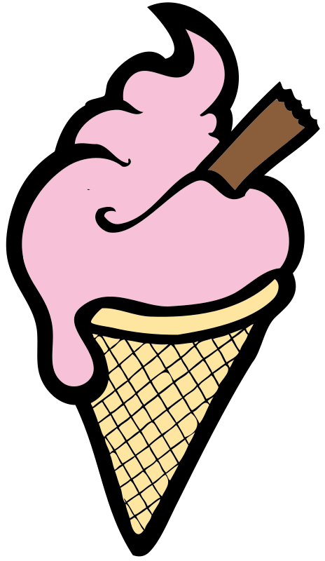 Isolated Ice Cream Cone