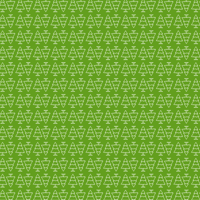 Green background tree pattern